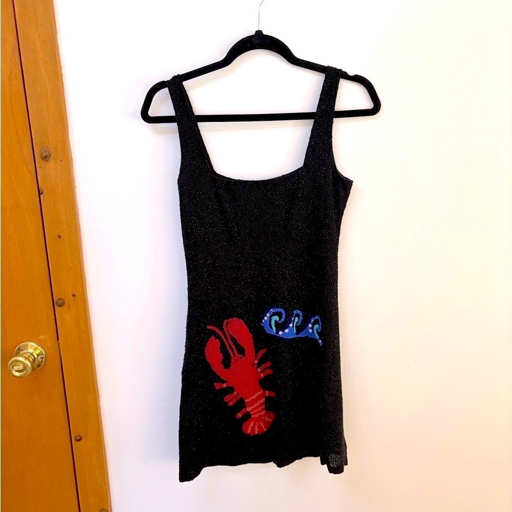 Staud Le Sable Lobster Jaguar Beaded Dress - Picture 7 of 10